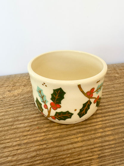 holiday holly cup