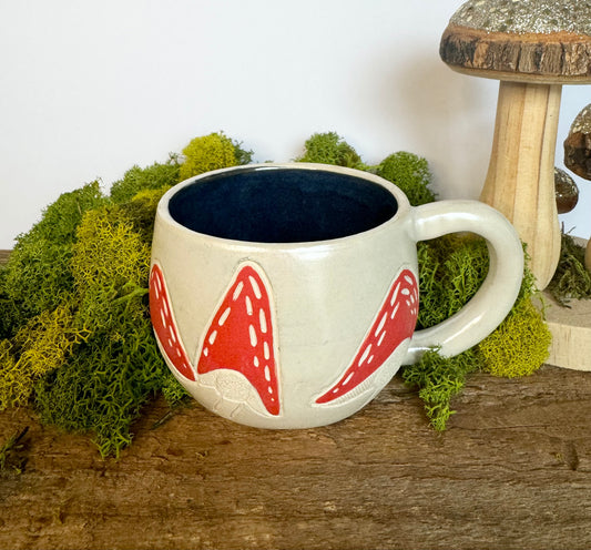 snowflake shroomie mug