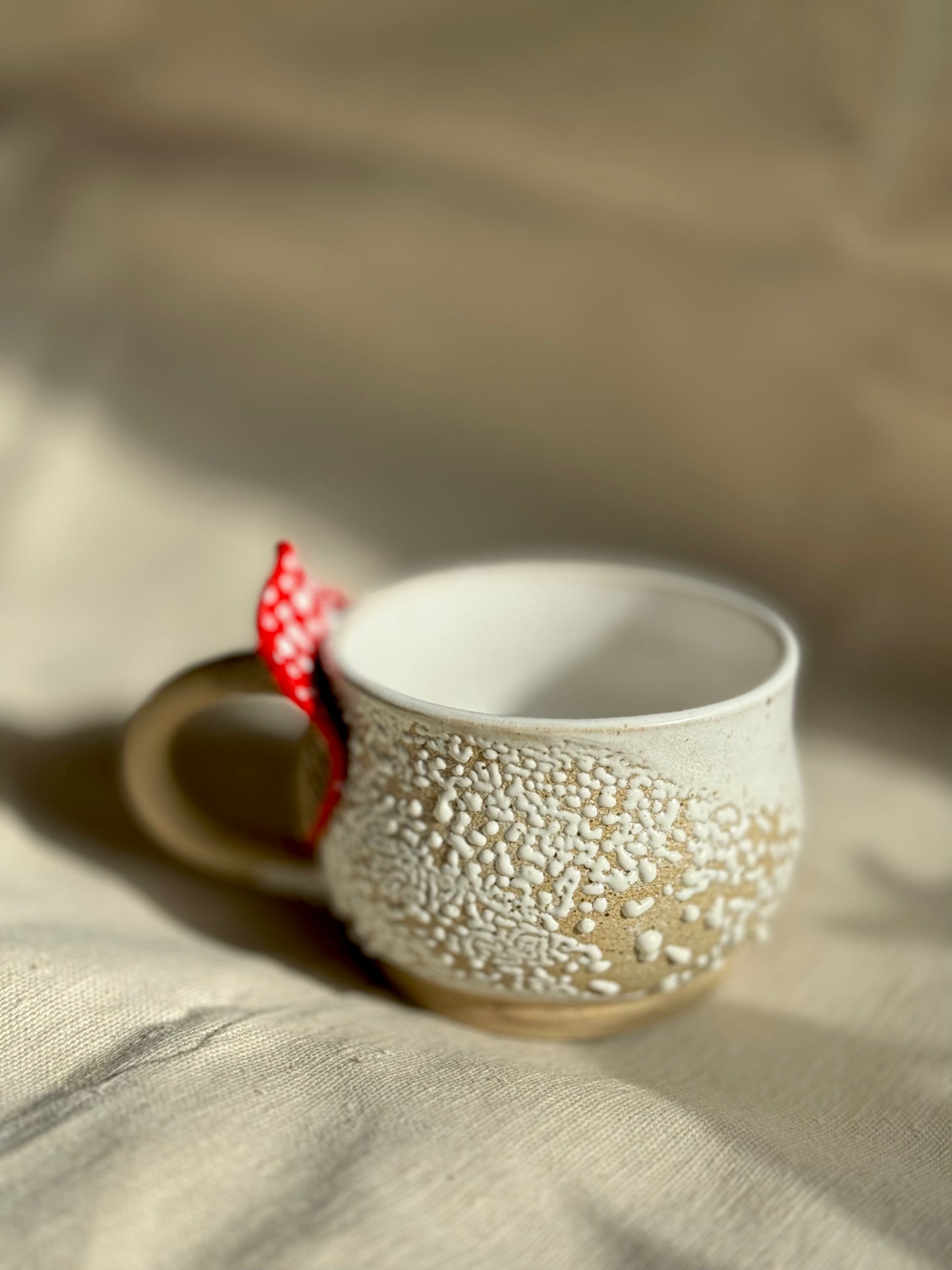 red mushie mug