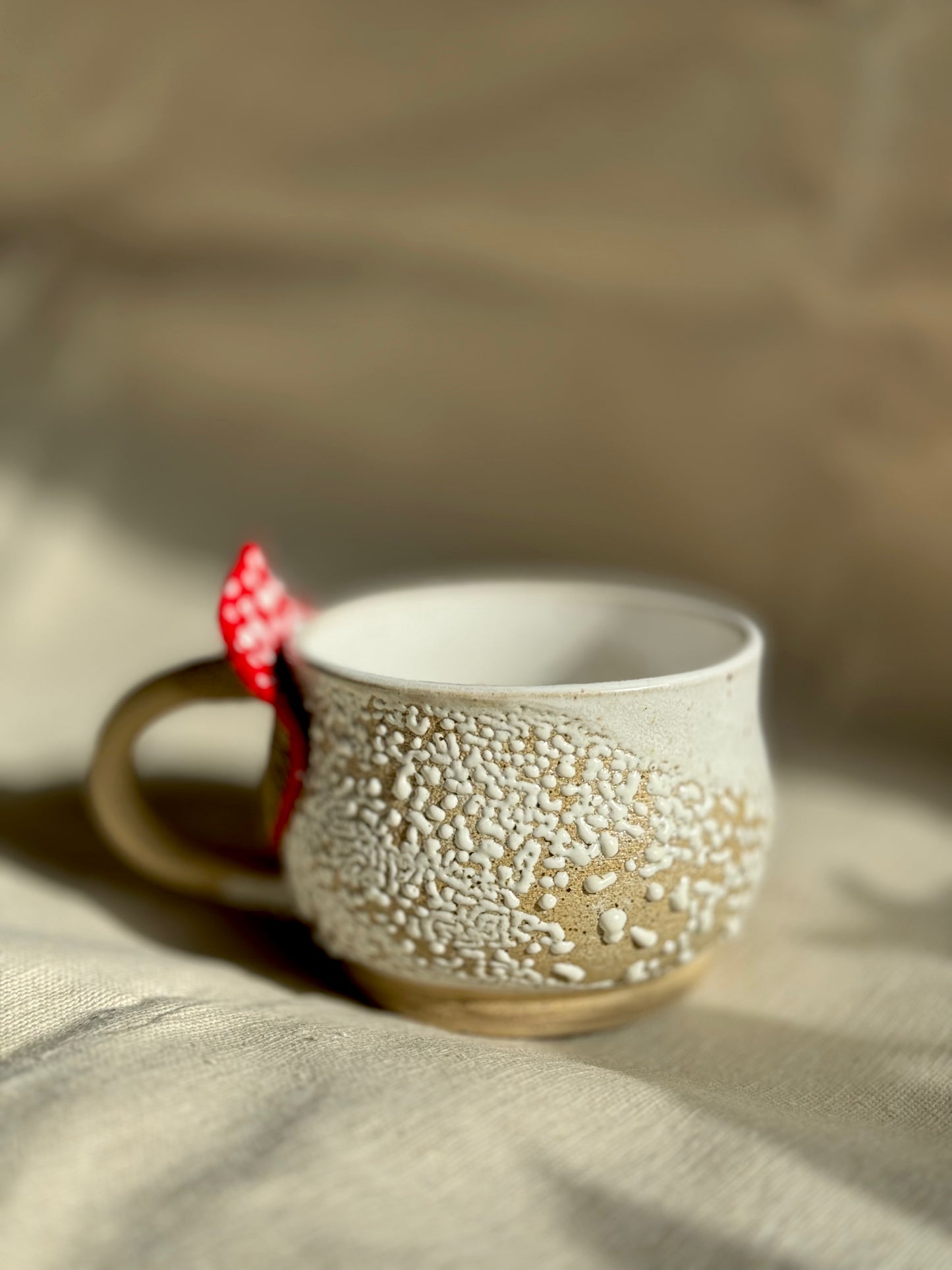 red mushie mug